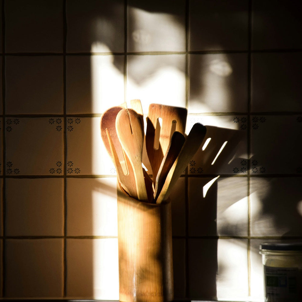 Handmade Wooden Spoons Set – Natural & Durable Kitchen Utensils